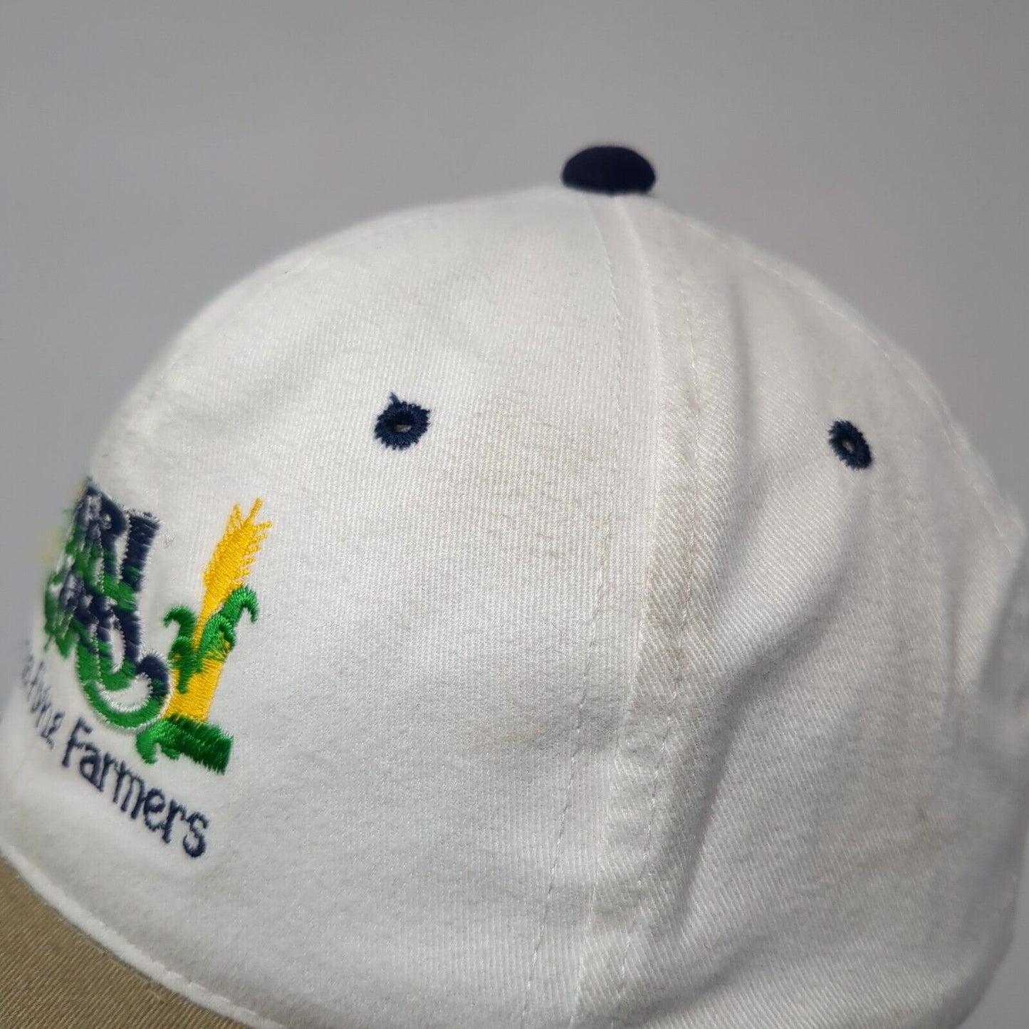 AgriGro Arizona Flying Farmers Slideback Hat White One Size Embroidered