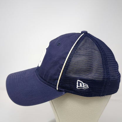 San Diego Padres MLB New Era Trucker Hat Blue OSFM Snapback Mesh White Piping