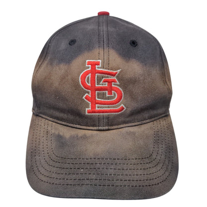 St Louis Cardinals Strapback Hat Blue MLB Distressed OSFA Embroidered Logo