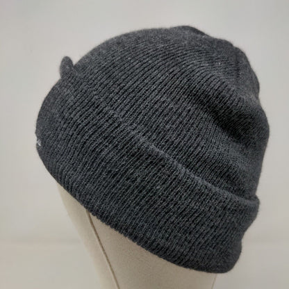 Cap America Men's Knit Beanie Hat Gray IU Health Hospital Embroidered Logo