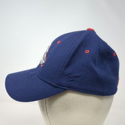Gonzaga Bulldogs NCAA Zephyr Cap Blue 6 7/8 Wool Fitted Zags Mascot Hat College