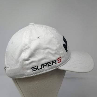 New Era Adams Golf White One Size Baseball Cap Slideback Super S Adjustable Hat