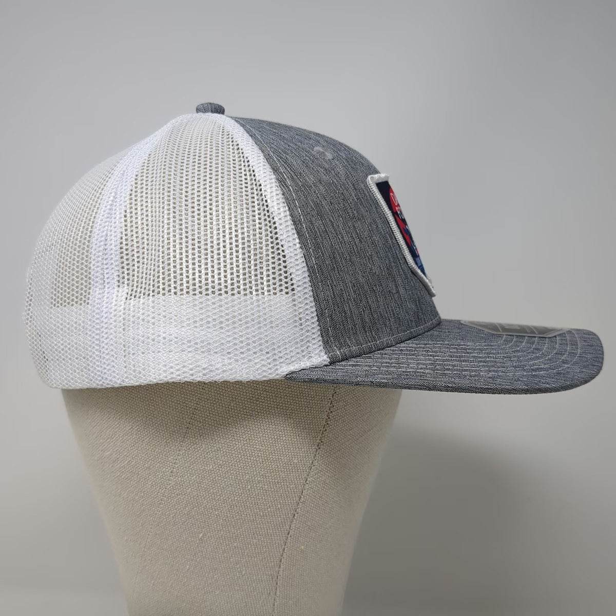 Outdoor Cap Gray One Size Trucker Hat Dairy Forum San Antonio Danone Mesh Patch