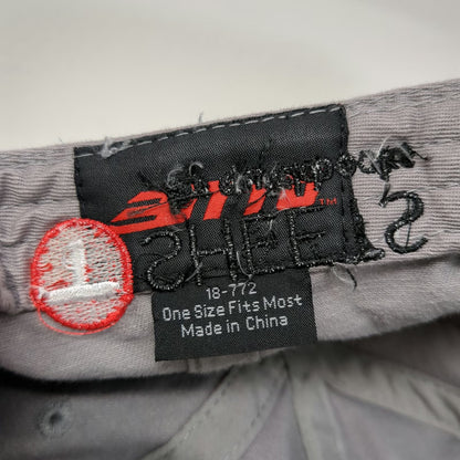 Anvil Baseball Cap Gray Black Red One Size TSheets Summer Camp Hat