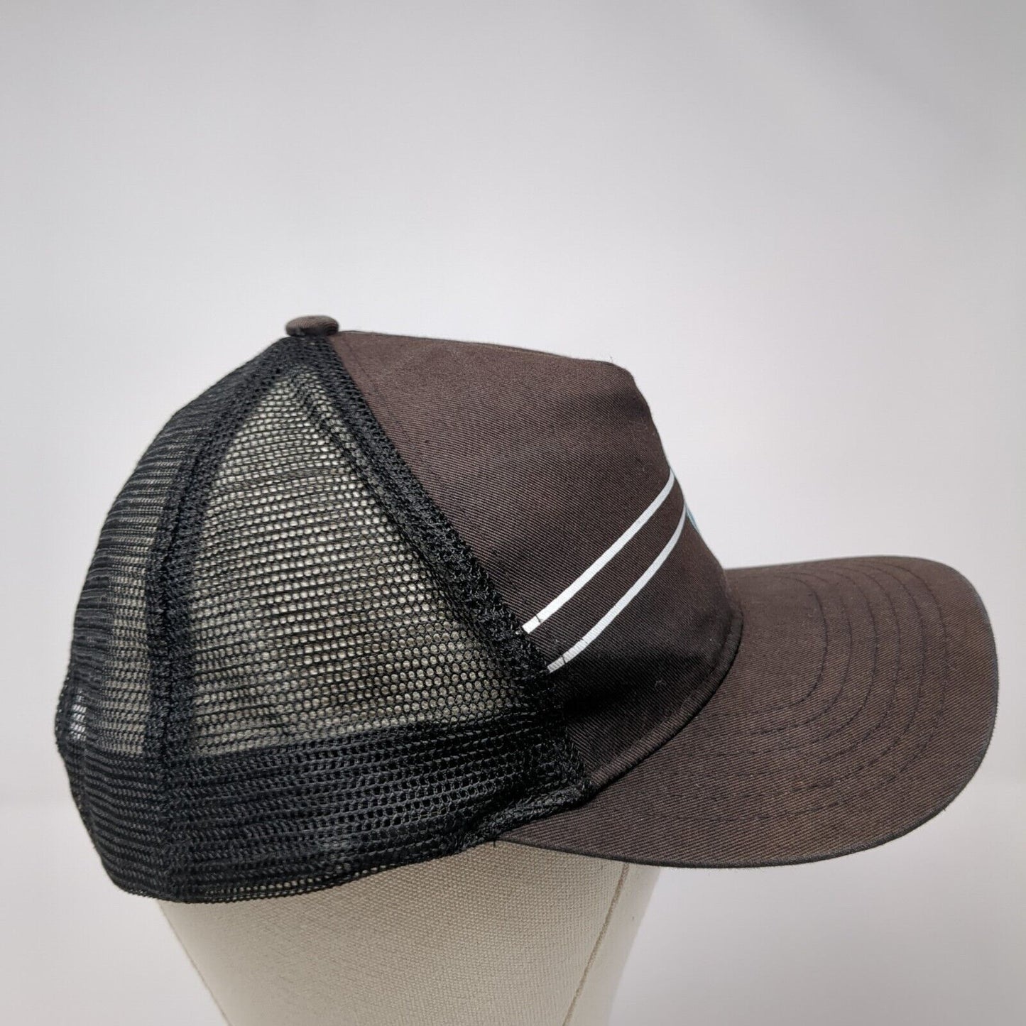 Santa Cruz Snapback Trucker Hat Black One Size Mesh Back Adjustable