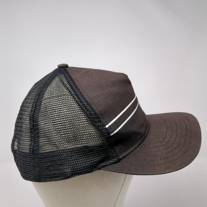 Santa Cruz Snapback Trucker Hat Black One Size Mesh Back Adjustable