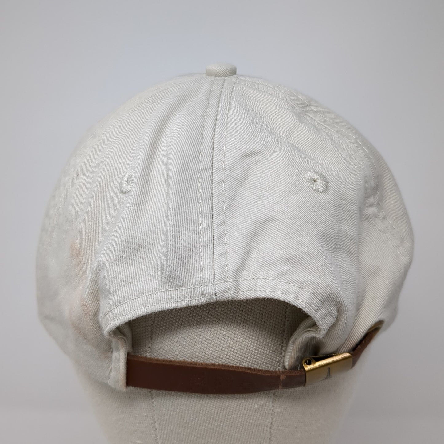 Aloha Slideback Baseball Cap Beige One Size Adjustable Embroidered Adams
