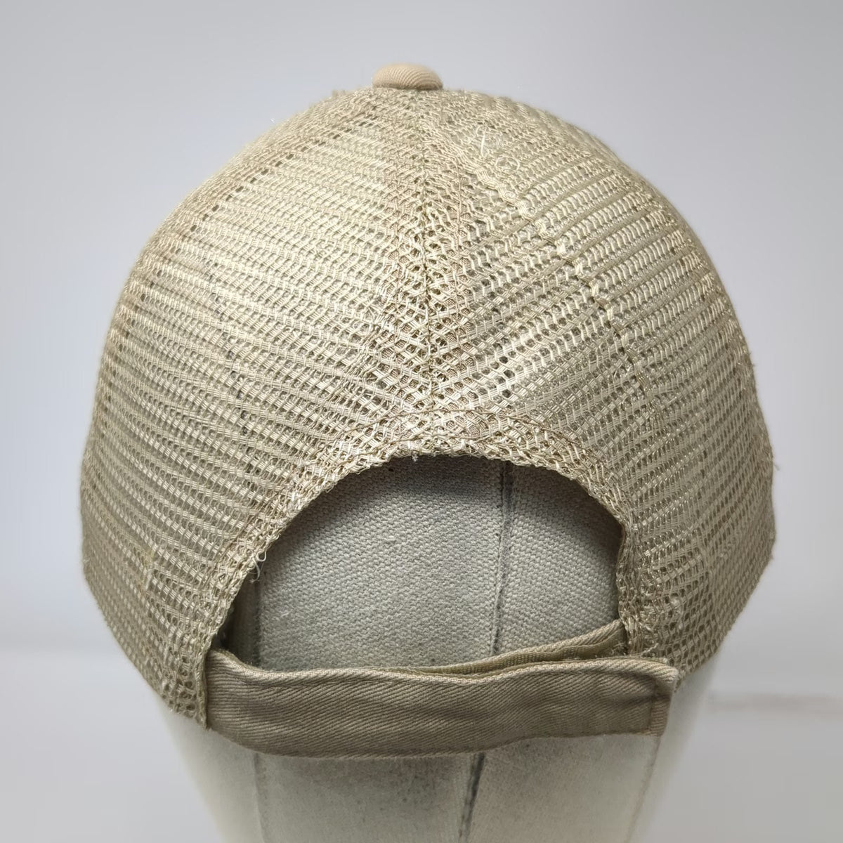 Cobra Baseball Cap Red Beige One Size Mesh Back Mountain River Outfitters Hat