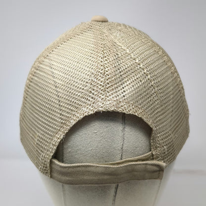 Cobra Baseball Cap Red Beige One Size Mesh Back Mountain River Outfitters Hat