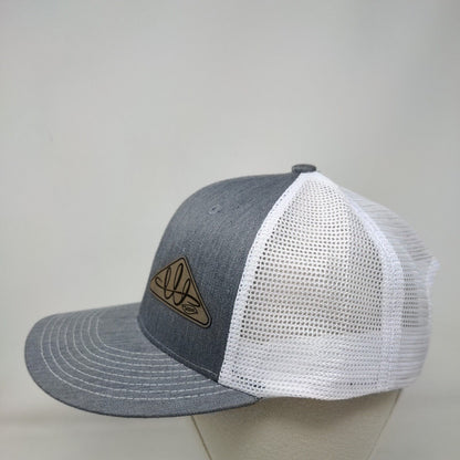 Wilcox Snapback Trucker Hat Gray One Size HCS Adjustable Mesh Back Champro