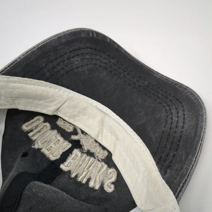 Beach Mart Baseball Cap Black Beige One Size Outer Banks NC Oars Strapback Hat