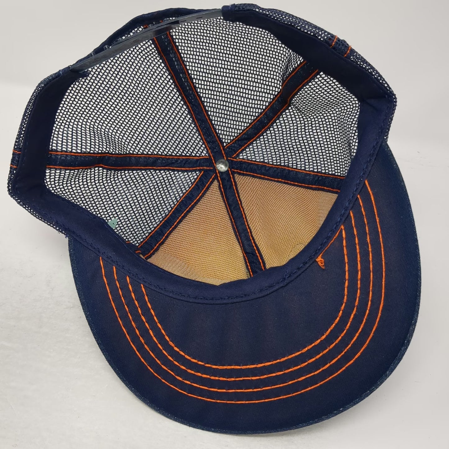 Modernage Homes Princeton Texas Trucker Hat Blue One Size Denim Mesh Snapback