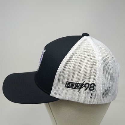 Pacific Headwear Trucker Hat Black One Size Mesh Snapback 2023 Golf IBEW 98