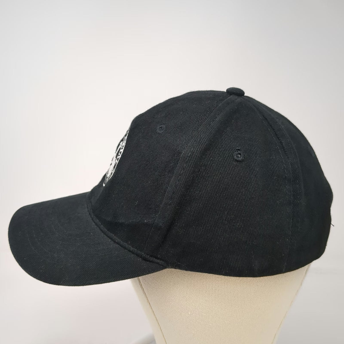 S.&J. Sheet Metal Bronx Brooklyn Baseball Cap Black One Size Strapback Logo Hat