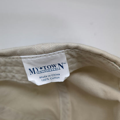 My Town Originals Baseball Cap Beige One Size Embroidered Hines Oregon Flag Hat