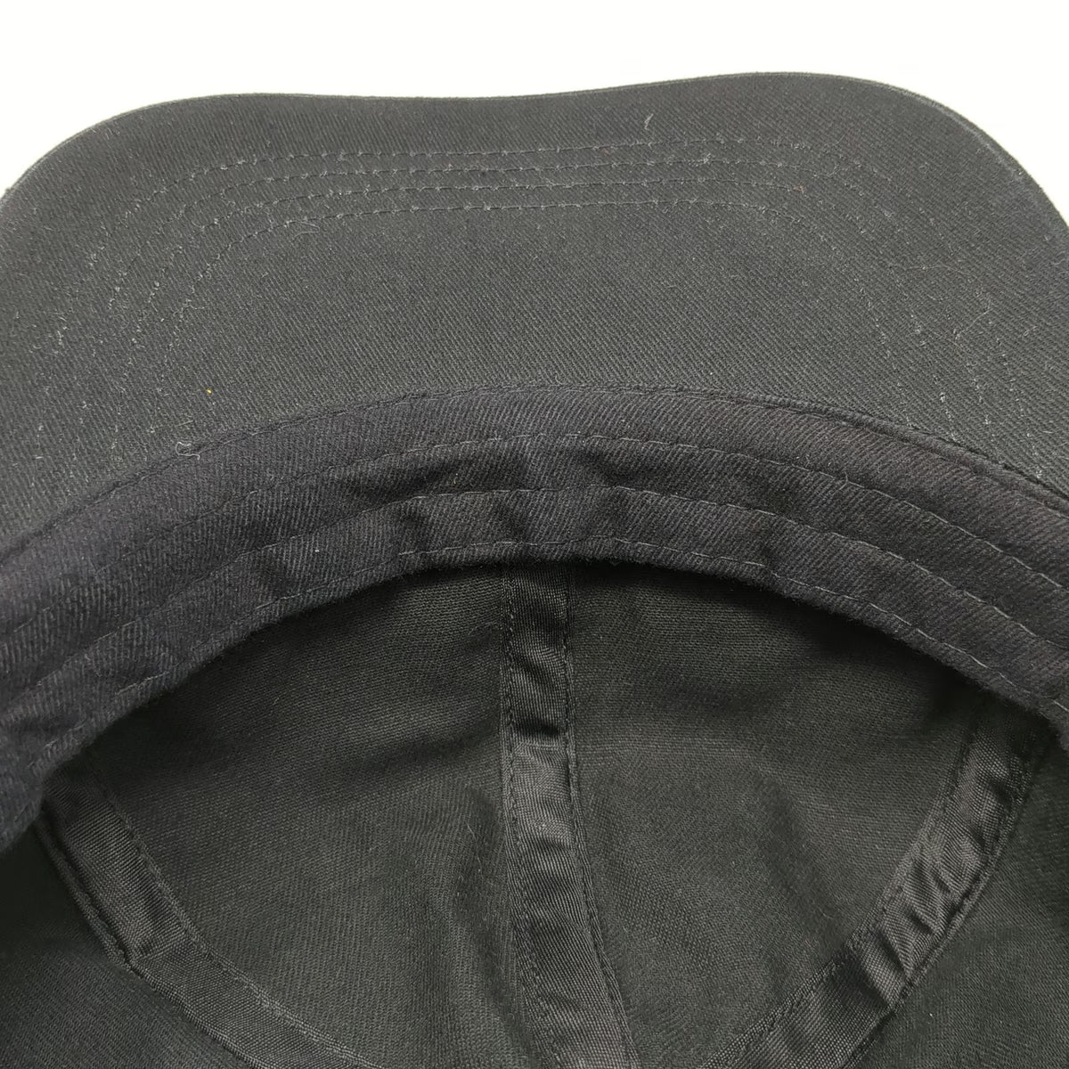 Forteee Baseball Cap Black One Size Slideback Hat Embroidered 6 Panel Curved