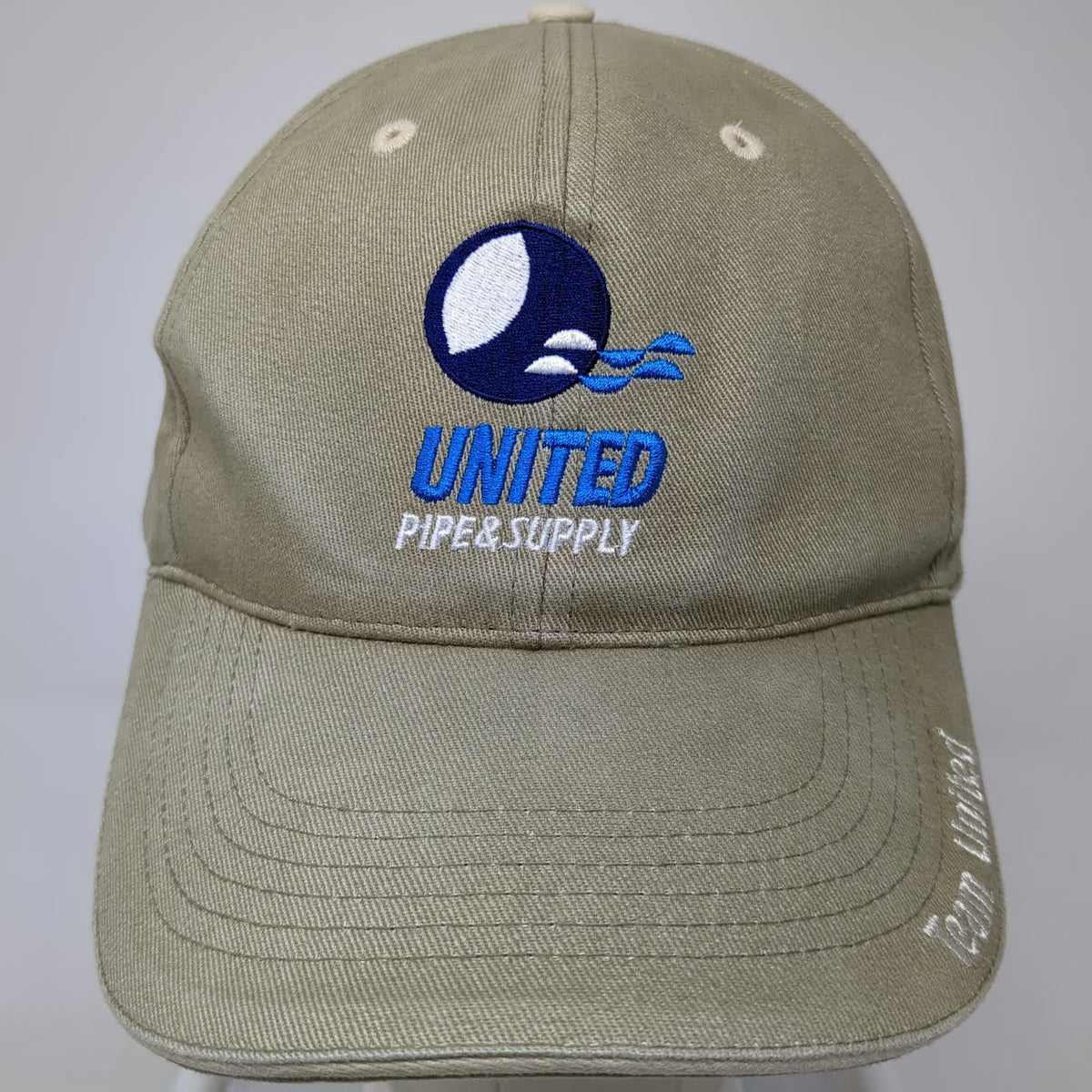 Farwest Group United Pipe Supply Flint Walling Baseball Cap Beige One Size Hat