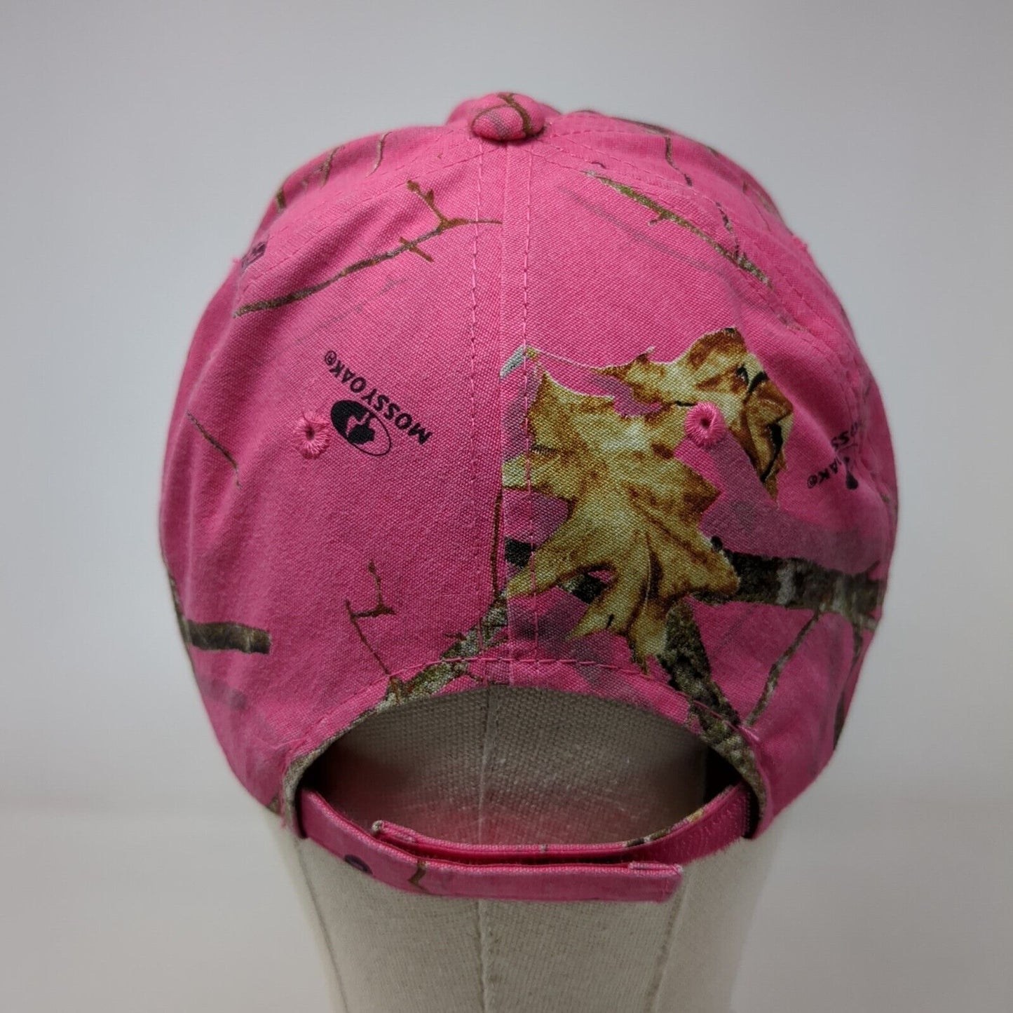 Mossy Oak Strapback Hat Camo OSFA Adjustable Embroidered Hunting