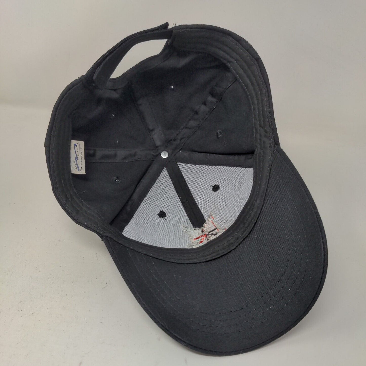 Minor League Indianapolis Indians Men's Strapback Hat Black Embroidered Logo