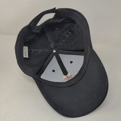 Minor League Indianapolis Indians Men's Strapback Hat Black Embroidered Logo