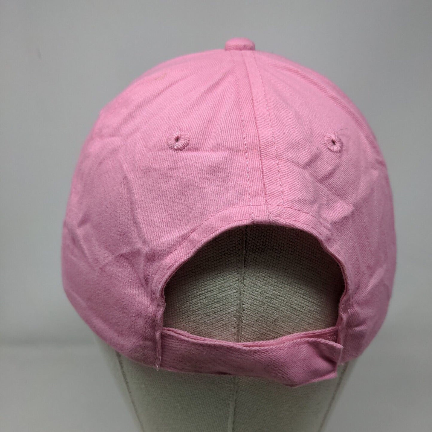 Soil And Water Conservation District Strapback Hat Pink One Size Embroidered