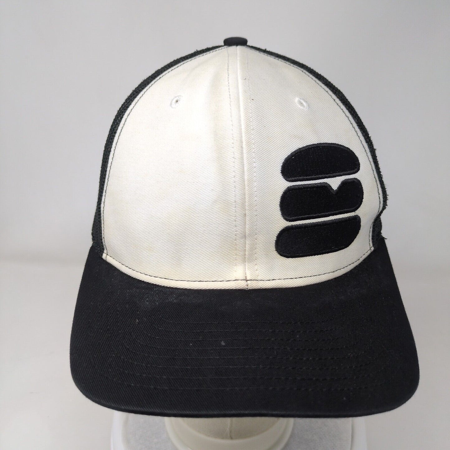 Richardson Snapback Mesh Back Trucker Hat Black One Size Colorblock