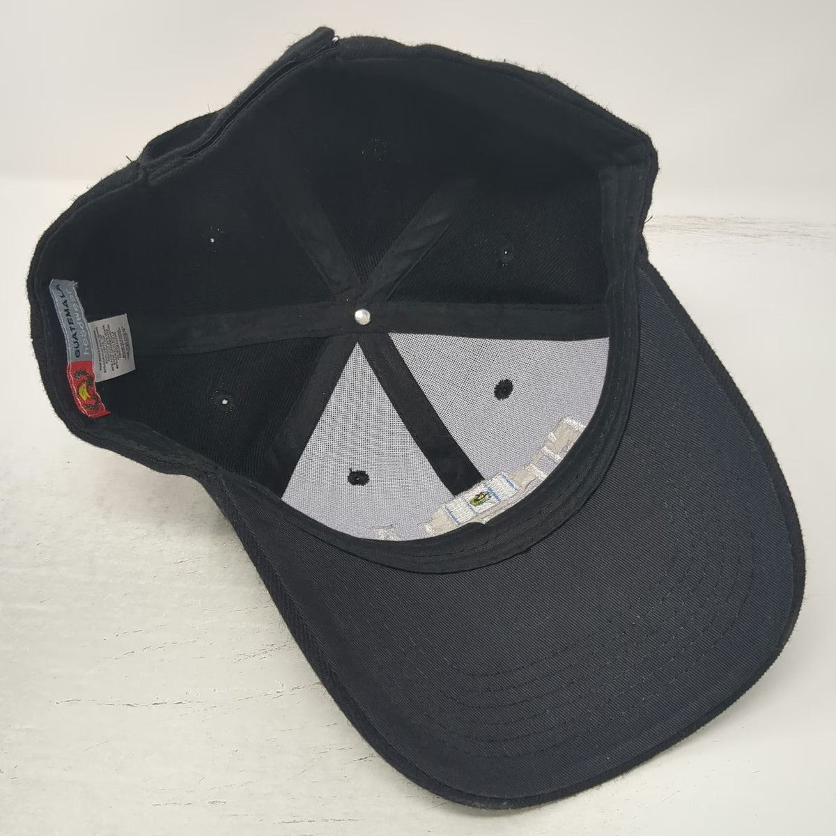 Guatemala Headwear Baseball Cap Black One Size Embroidered Flag Hat Acrylic Wool