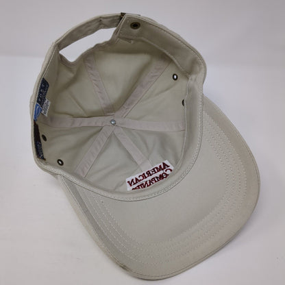 American Companies Slideback HatTan One Size Adjustable Patriotic Port & Company
