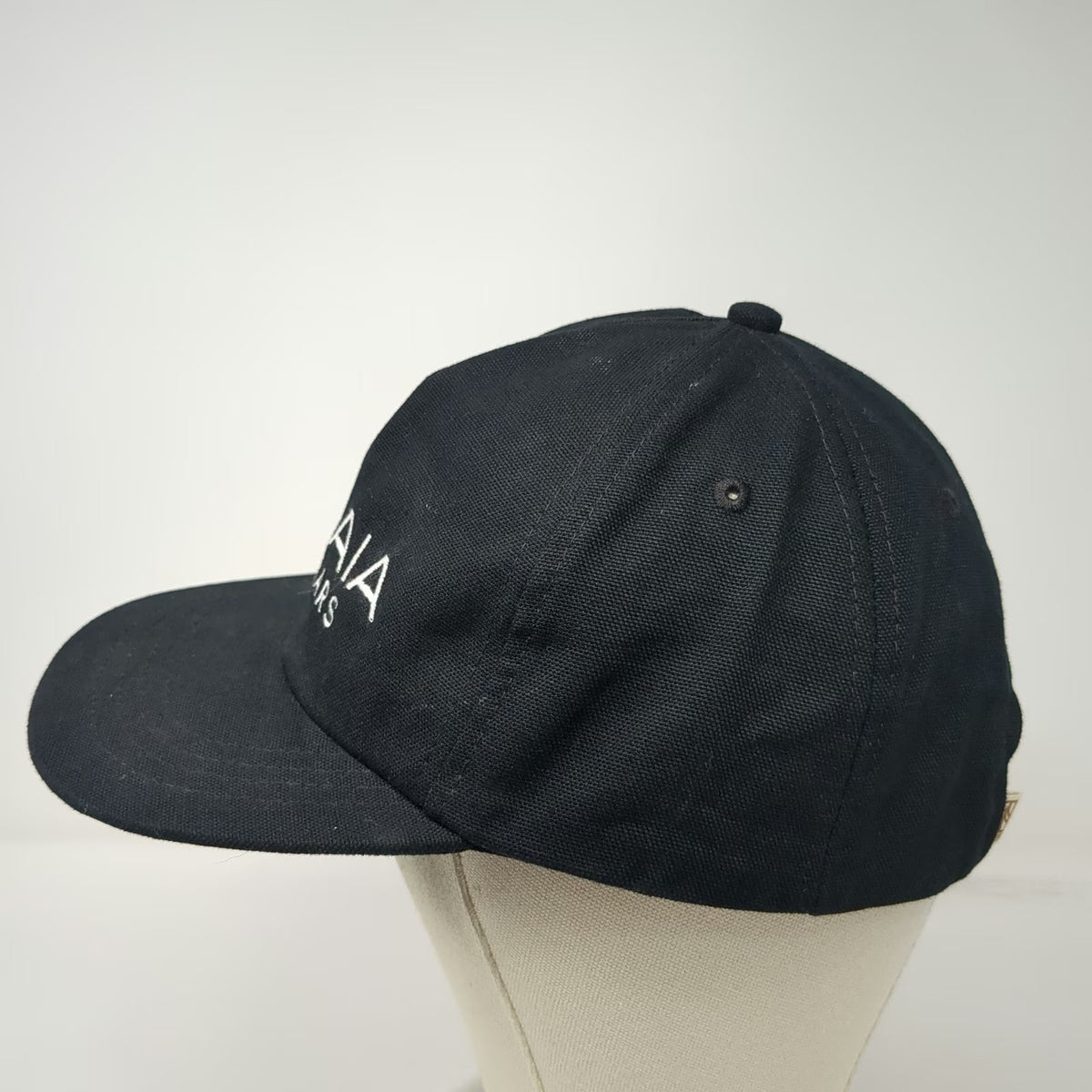 Rustek 5 Panel Hat Black One Size Gaia 20 Years Organic Cotton Bamboo Cork Brim