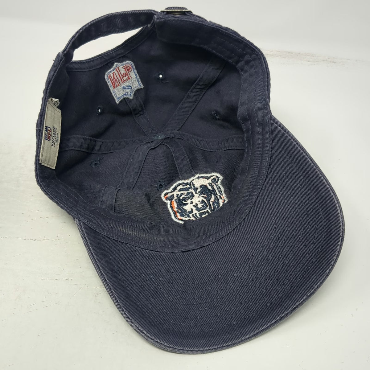 Chicago Bears NFL Reebok Baseball Cap Blue OSFM Embroidered Logo Slideback Hat