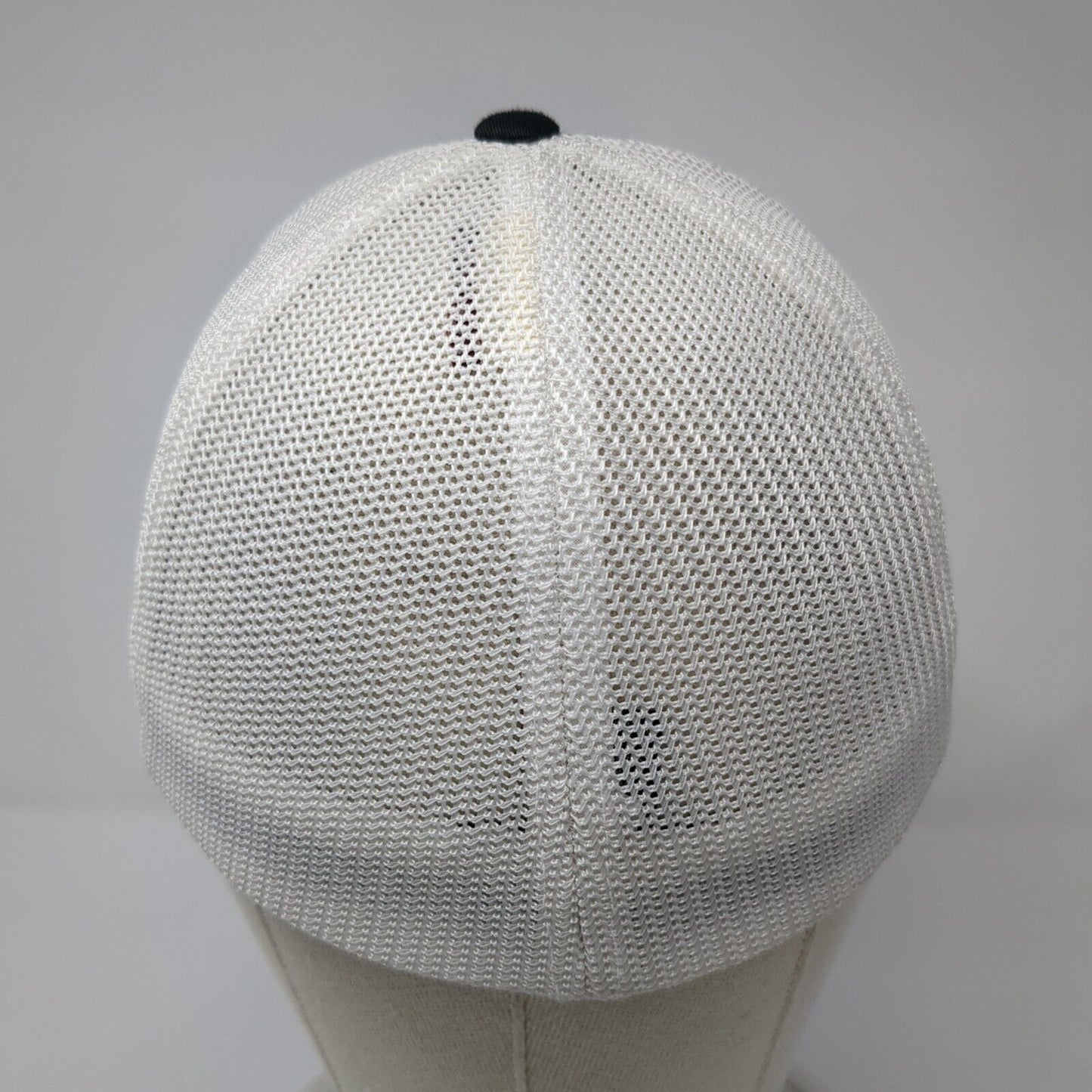 ACCO Engineered Systems Fitted Mesh Back Trucker Hat Black S/M Flexfit
