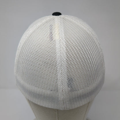 ACCO Engineered Systems Fitted Mesh Back Trucker Hat Black S/M Flexfit