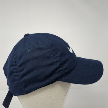Nike Slideback Hat Blue One Size Heritage86 Dri-Fit Swoosh 6 Panel