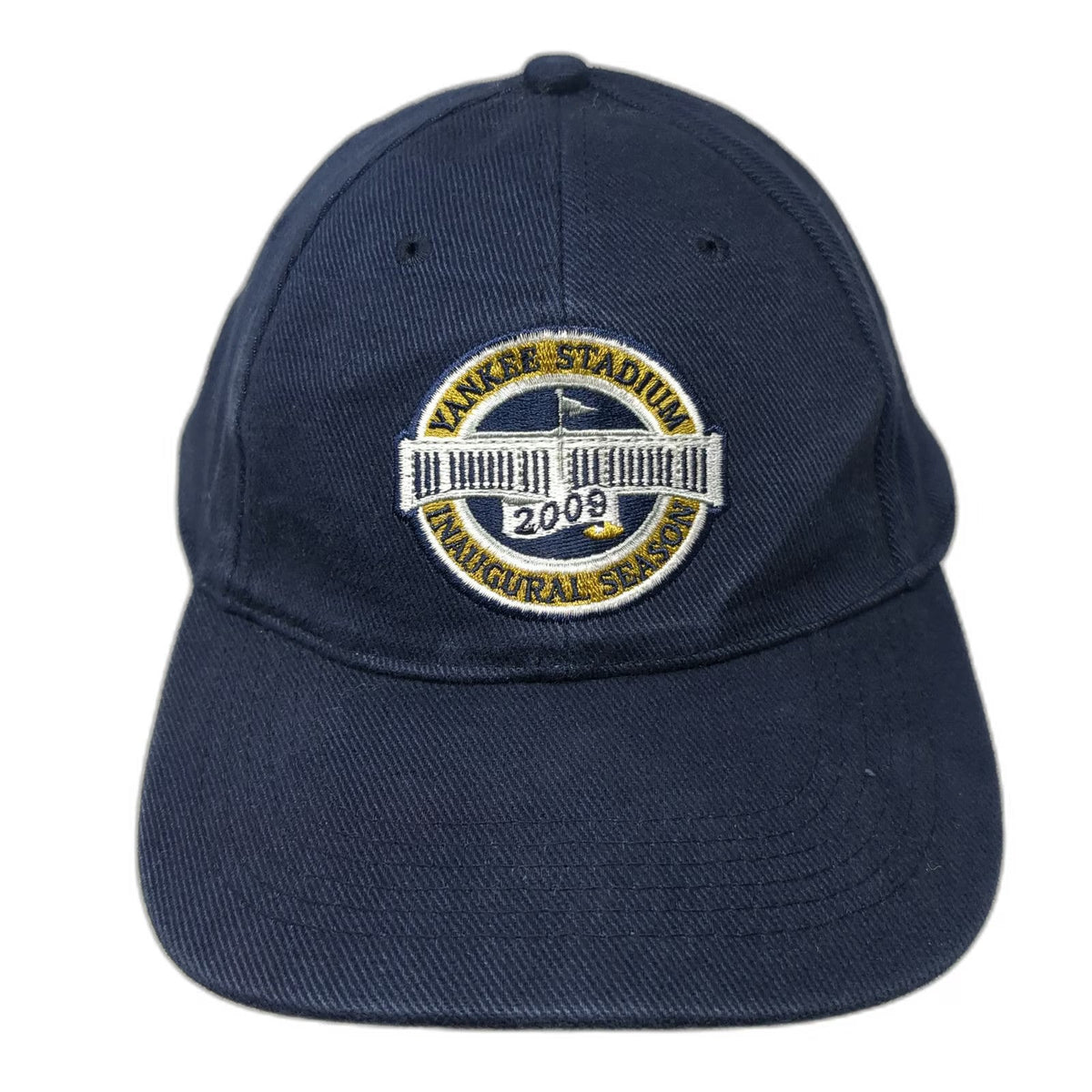 Baseball Cap Blue One Size Yankee Stadium Inaugural Season 2009 Strapback Hat