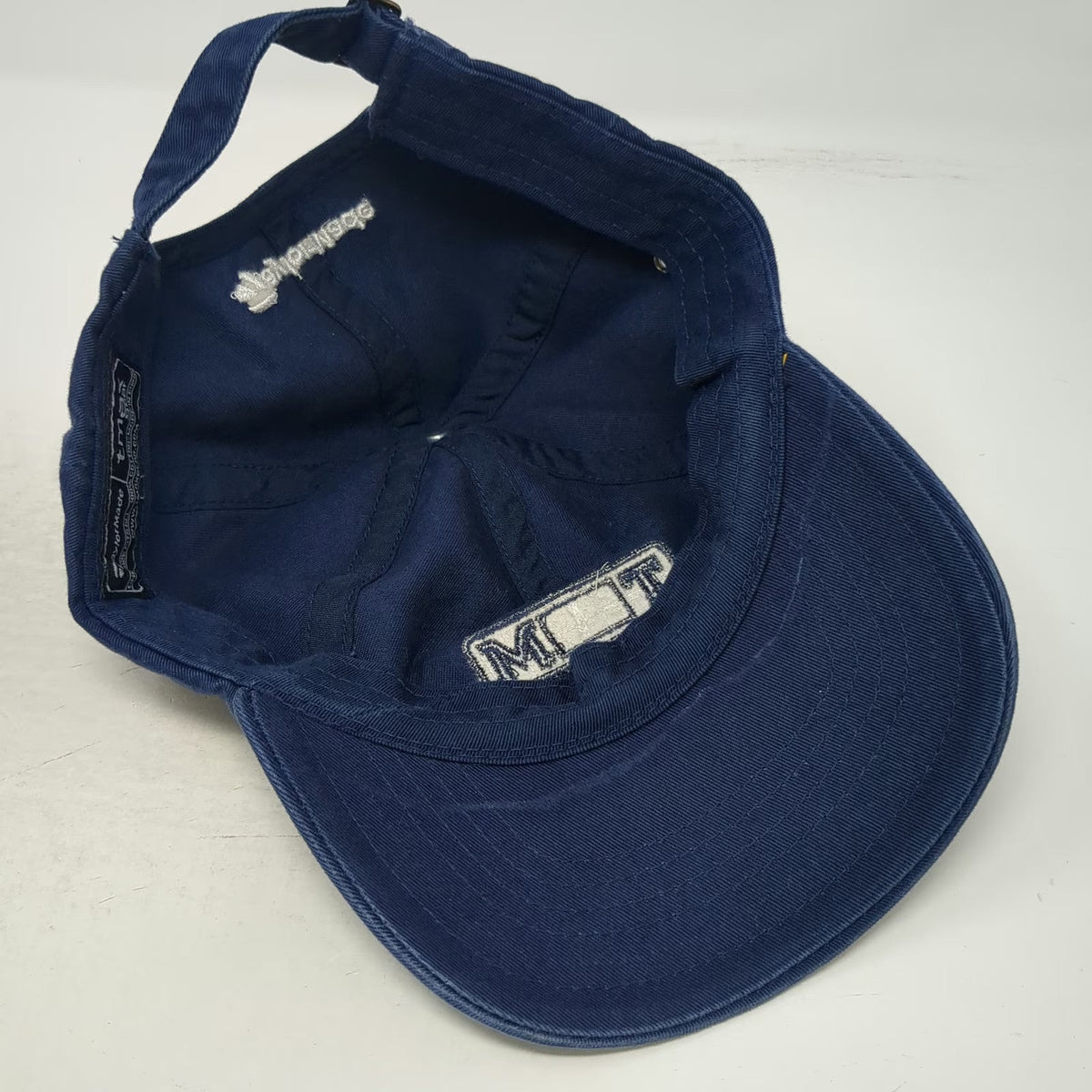 TaylorMade Baseball Cap Blue One Size US Flag TM Cotton Slideback Golf Hat
