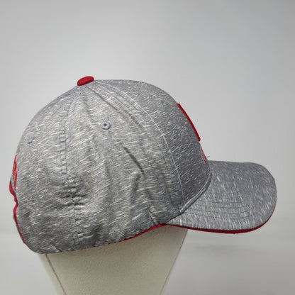 Captivating Nebraska Cornhuskers NCAA Gray OSFM Cap Strapback Embroidered Hat