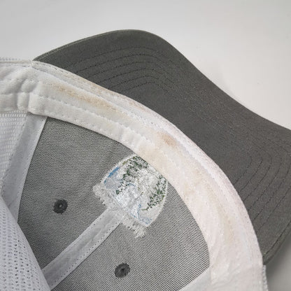 Wild West Trucker Hat Gray One Size Grand Teton National Park Mesh Snapback Cap