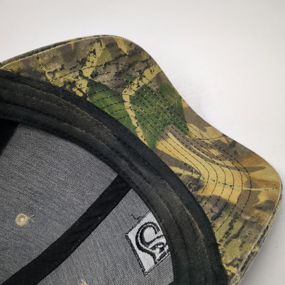 Max Trucker Hat Green One Size Camo HIAB Logo Mesh Snapback Load Handling Gear
