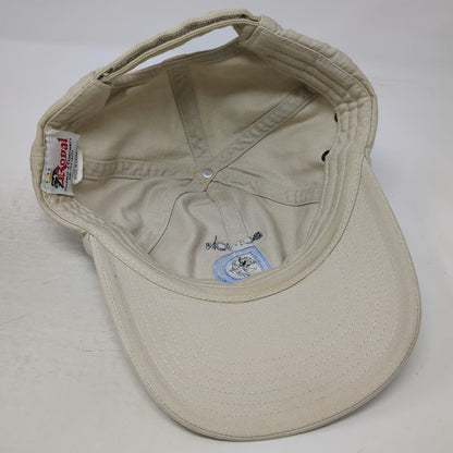 Royal Baseball Cap Beige Blue Black One Size Donjon Marine Compass Logo Hat