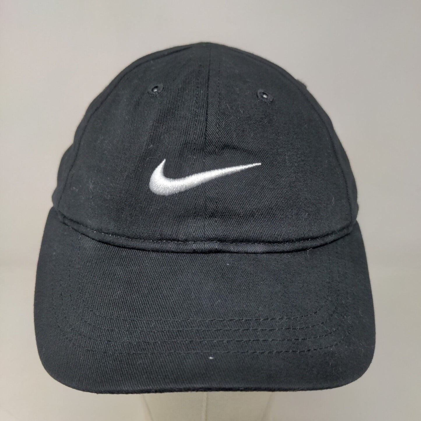 Nike Boy's Strapback Hat Black Size Child Embroidered Swoosh Logo