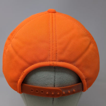 Buck Bay Orange Trucker Hat Dog Pointer Embroidered Hat Ear Flaps Vintage Foam