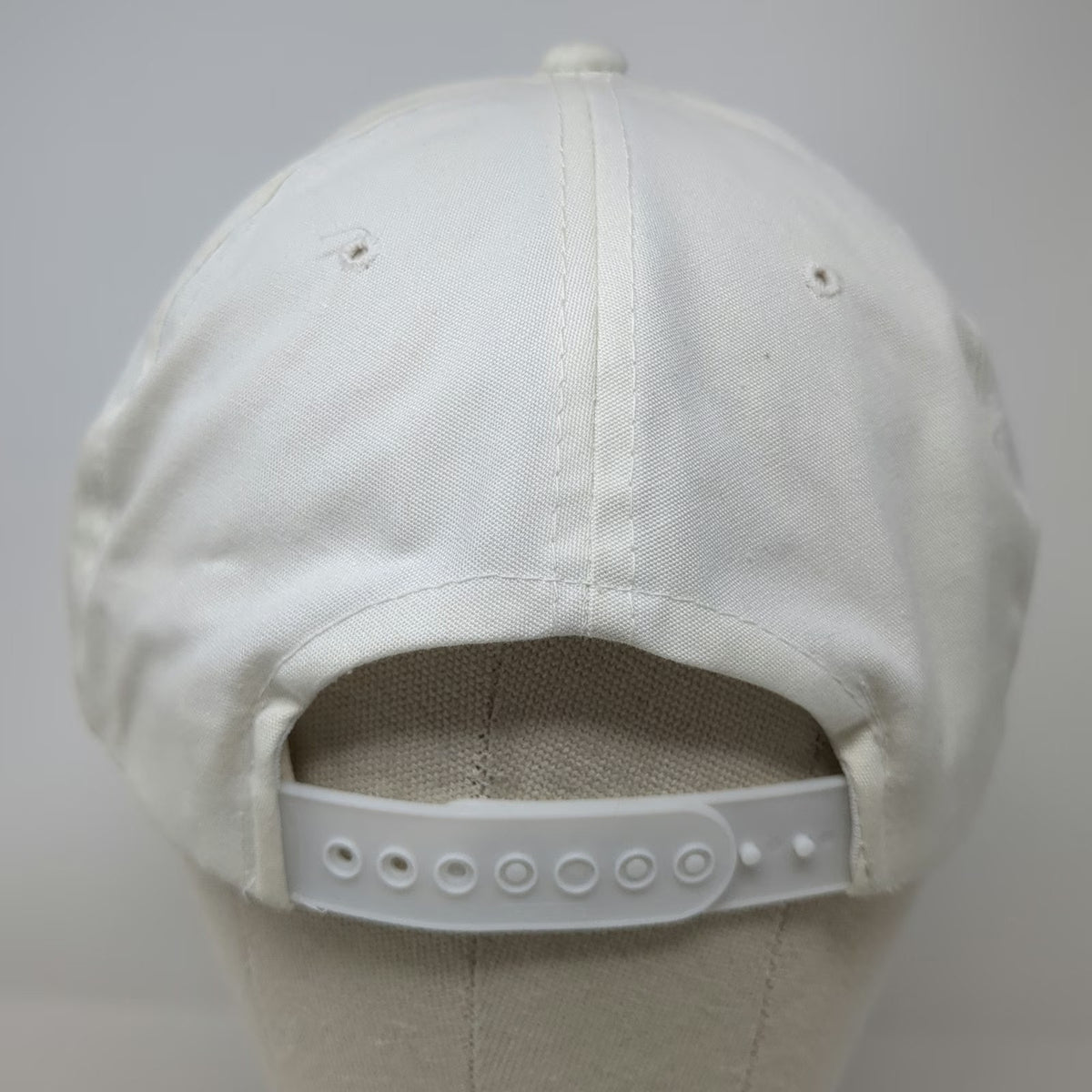 Yupoong 5 Panel White One Size Hat Boise Cascade West Tacoma Mill Rope Brim