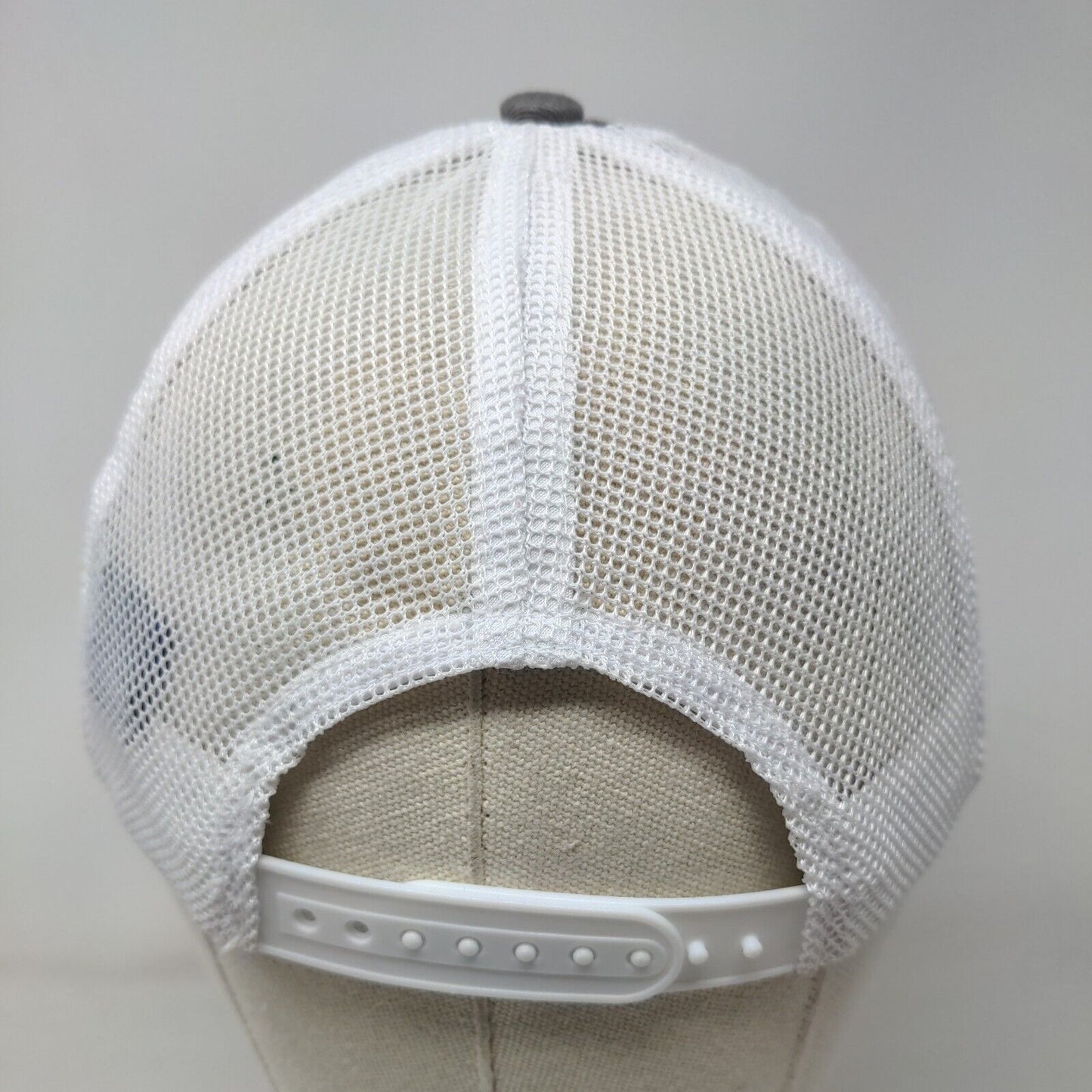 Phillips & Jordan Snapback Mesh Back Trucker Hat Gray One Size Colorblock