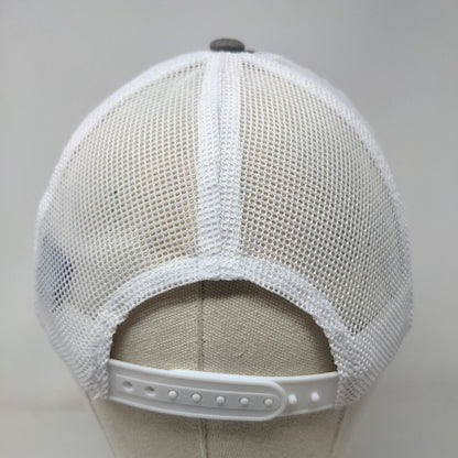 Phillips & Jordan Snapback Mesh Back Trucker Hat Gray One Size Colorblock