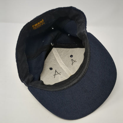 ASA 01 Fitted Hat Blue 6 7/8 Embroidered Solid 6 Panel Roxxi Outdoor