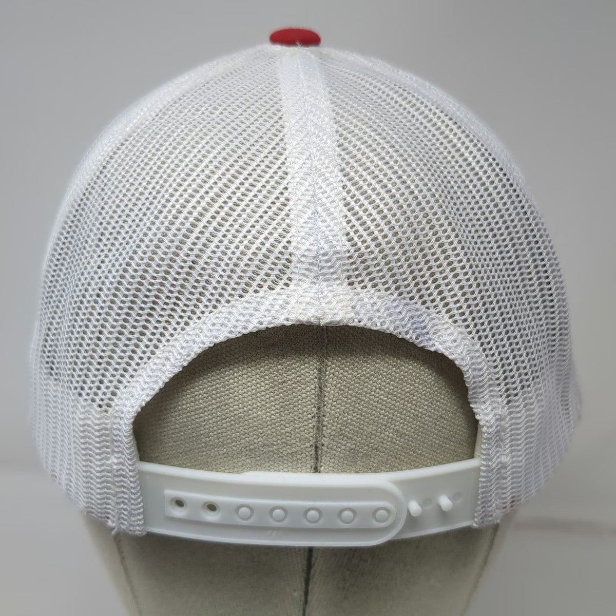 Yupoong Trucker Hat Red One Size Central Coast Brewing Est 1998 Mesh Snapback