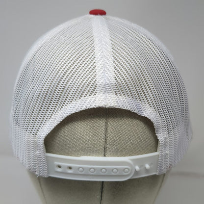 Yupoong Trucker Hat Red One Size Central Coast Brewing Est 1998 Mesh Snapback