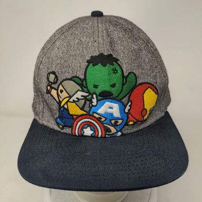 Marvel Heroes Chibi Snapback Hat Multi OSFM Embroidered Colorblock