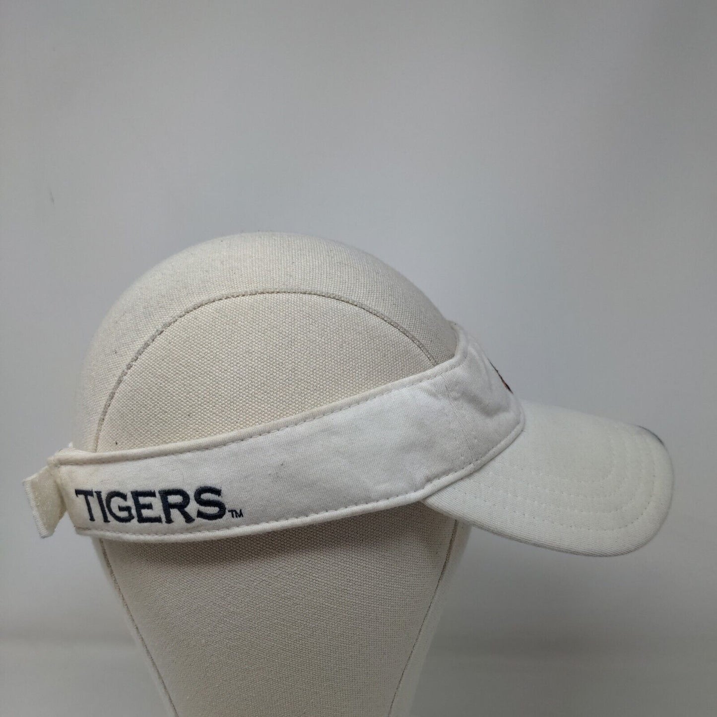 Under Armour Men's Strapback Sun Visor Cap Hat White Size L Auburn University