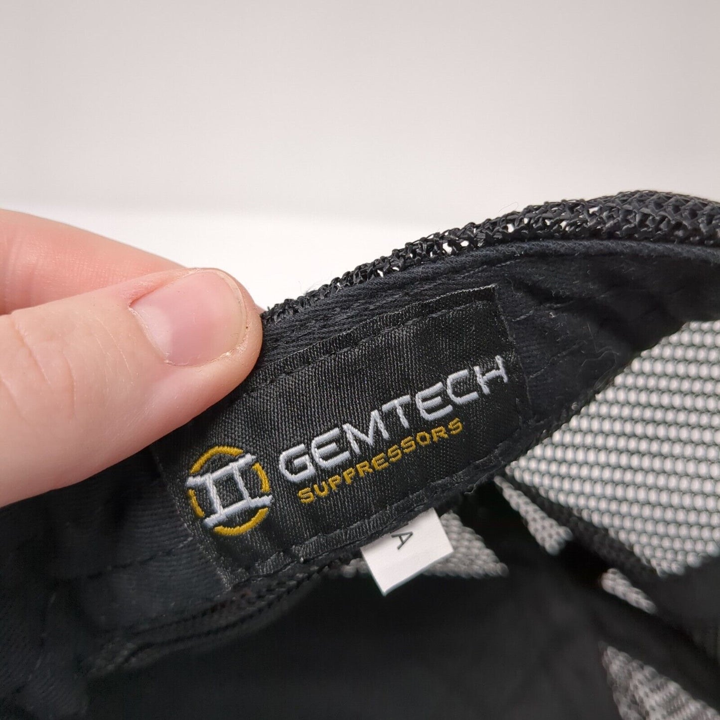 Gemtech Suppressors Patch Snapback Trucker Hat Black OSFA Mesh Back